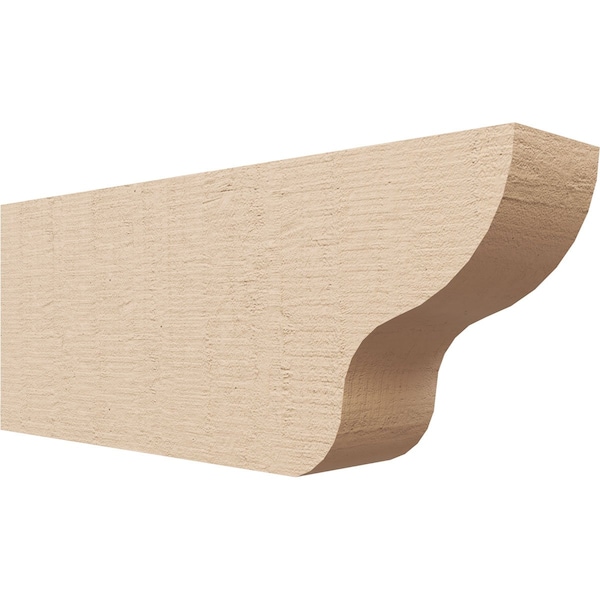 Ekena Millwork 4in. W x 8in. H x 20in. L Greensboro Woodgrain TimberThane Rafter Tail, Primed Tan RFTUR04X08X20GRNRCPR - main
